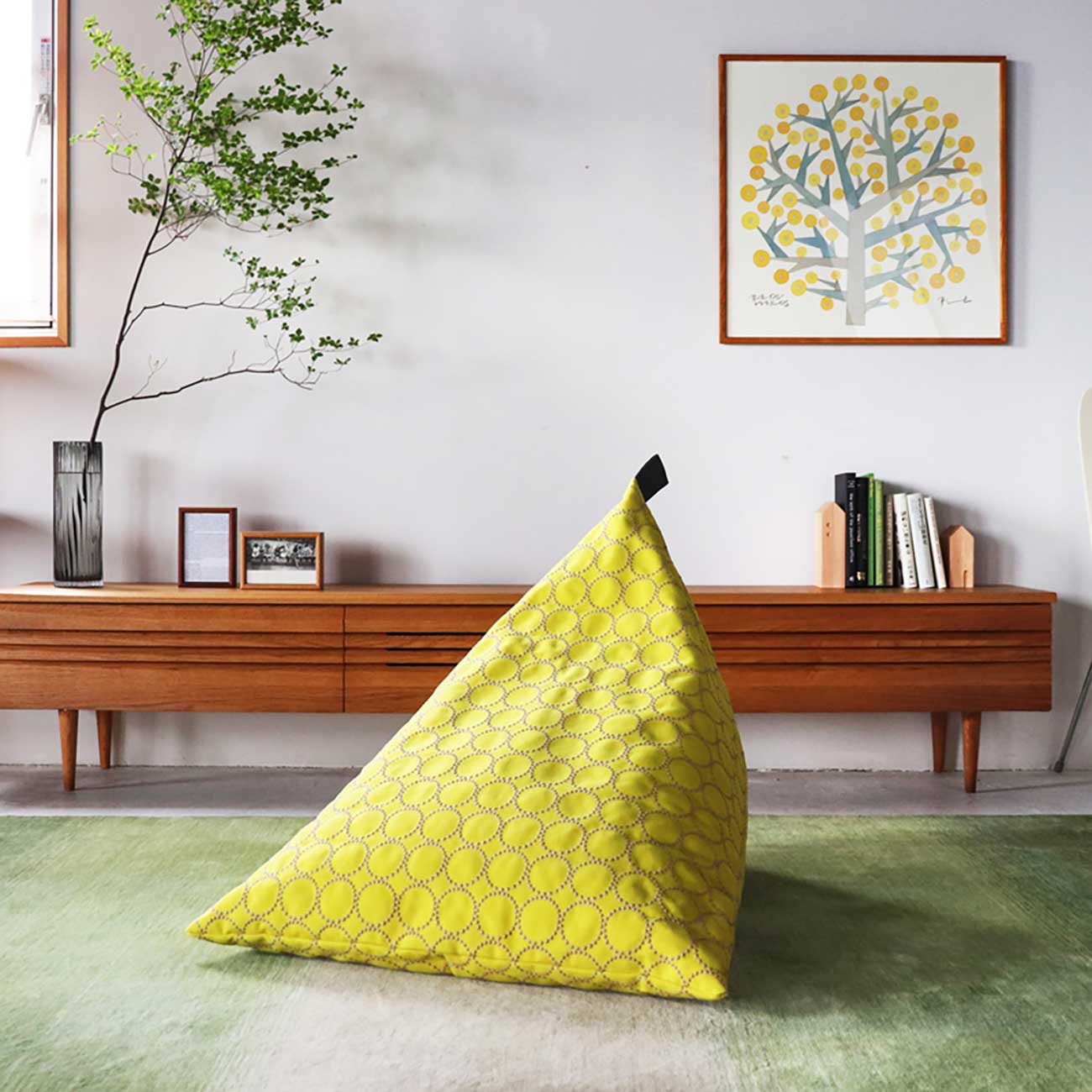 明日まで！爆売れ「ミナペルホネンのビーズクッション」に「イエロー