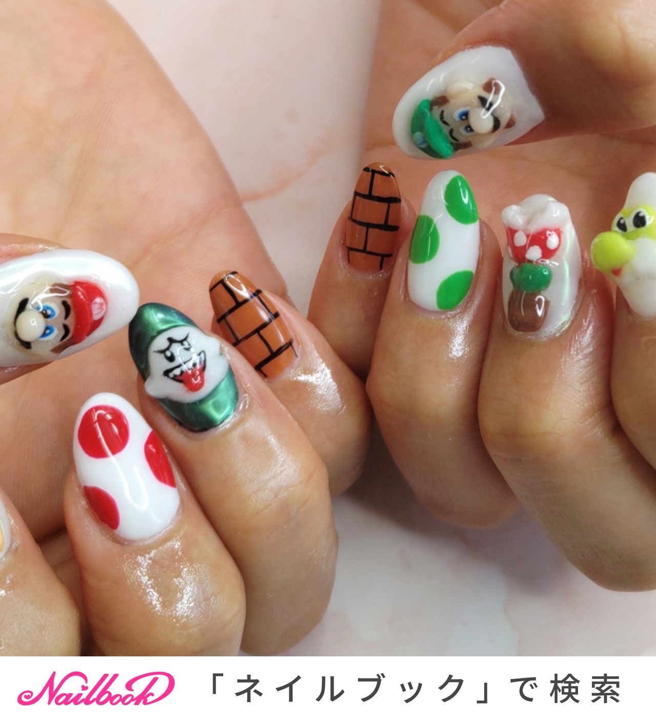 おすすめ順｜#マリオネイルのネイルデザイン(8ページ目)｜ネイルブック