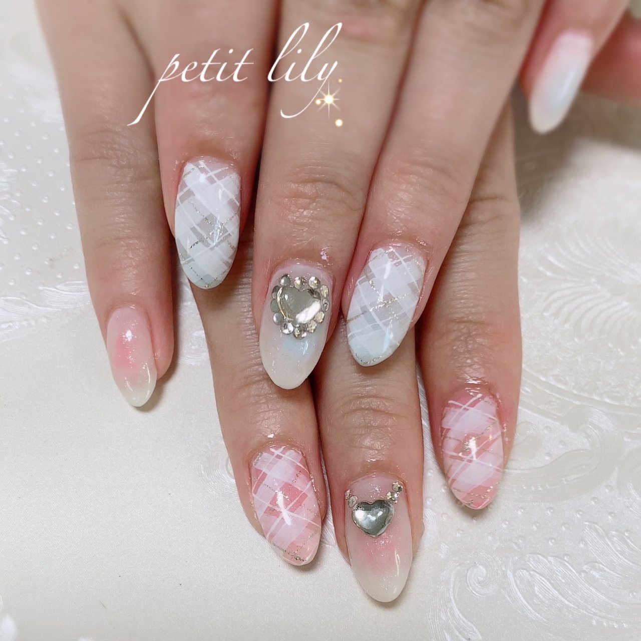 オールシーズン/バレンタイン/ハンド/チェック/チーク - sayuriの