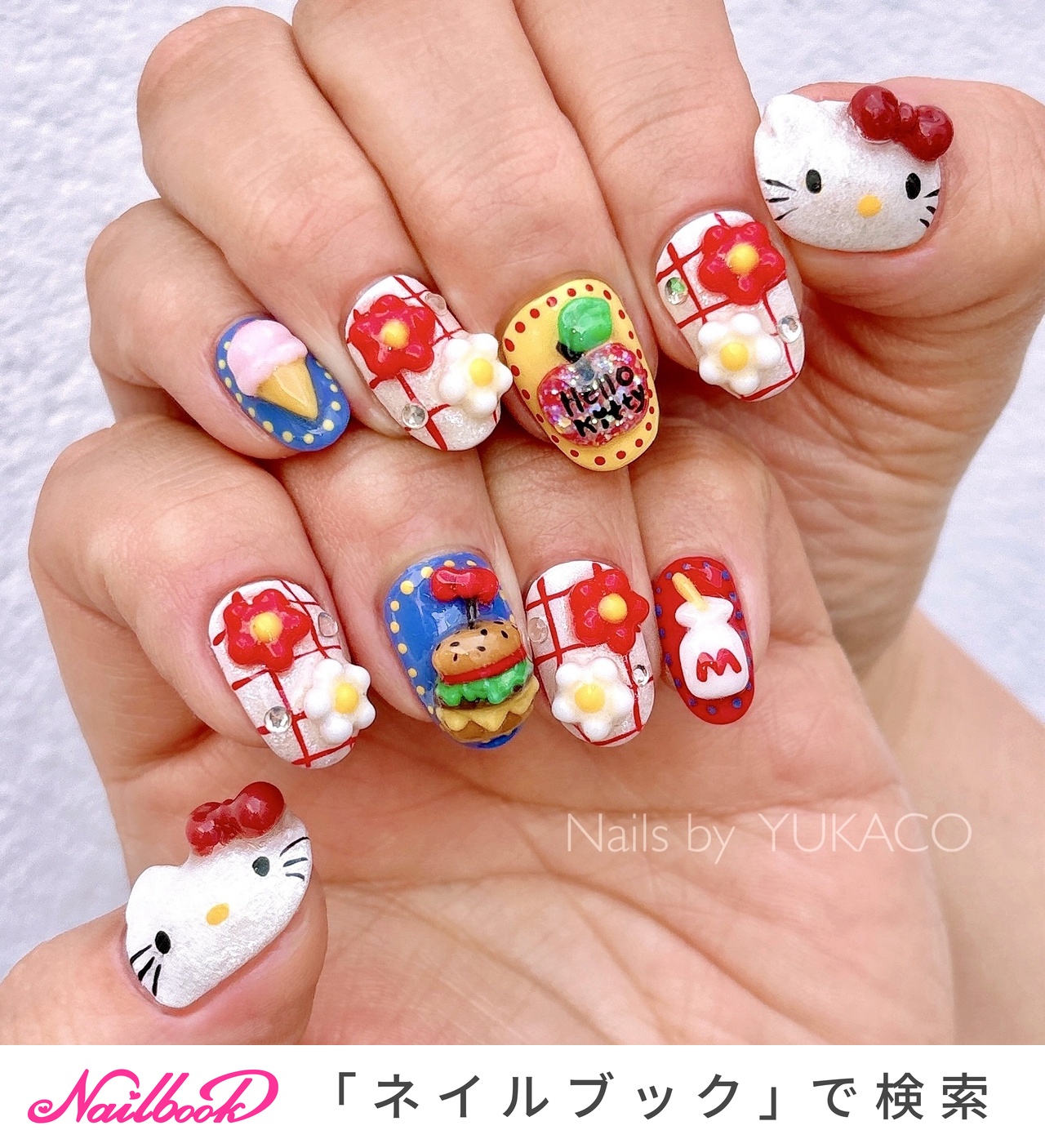 2026年】新着順｜#ハローキティネイルのネイルデザイン｜ネイルブック