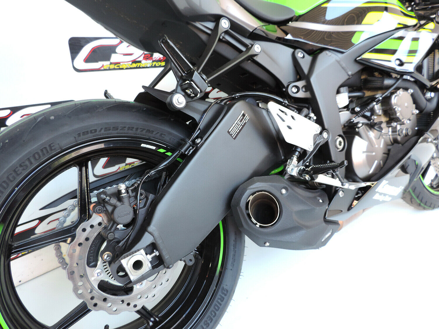 2019-23 Kawasaki Ninja ZX-6R 636 CS Racing Slip-on Exhaust