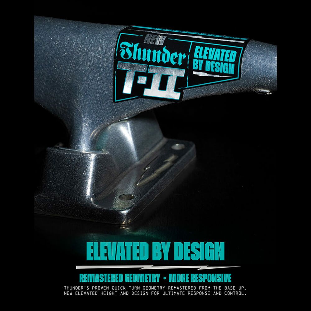 THUNDER TRUCK サンダー トラック T-II 148 HI シルバー スケート