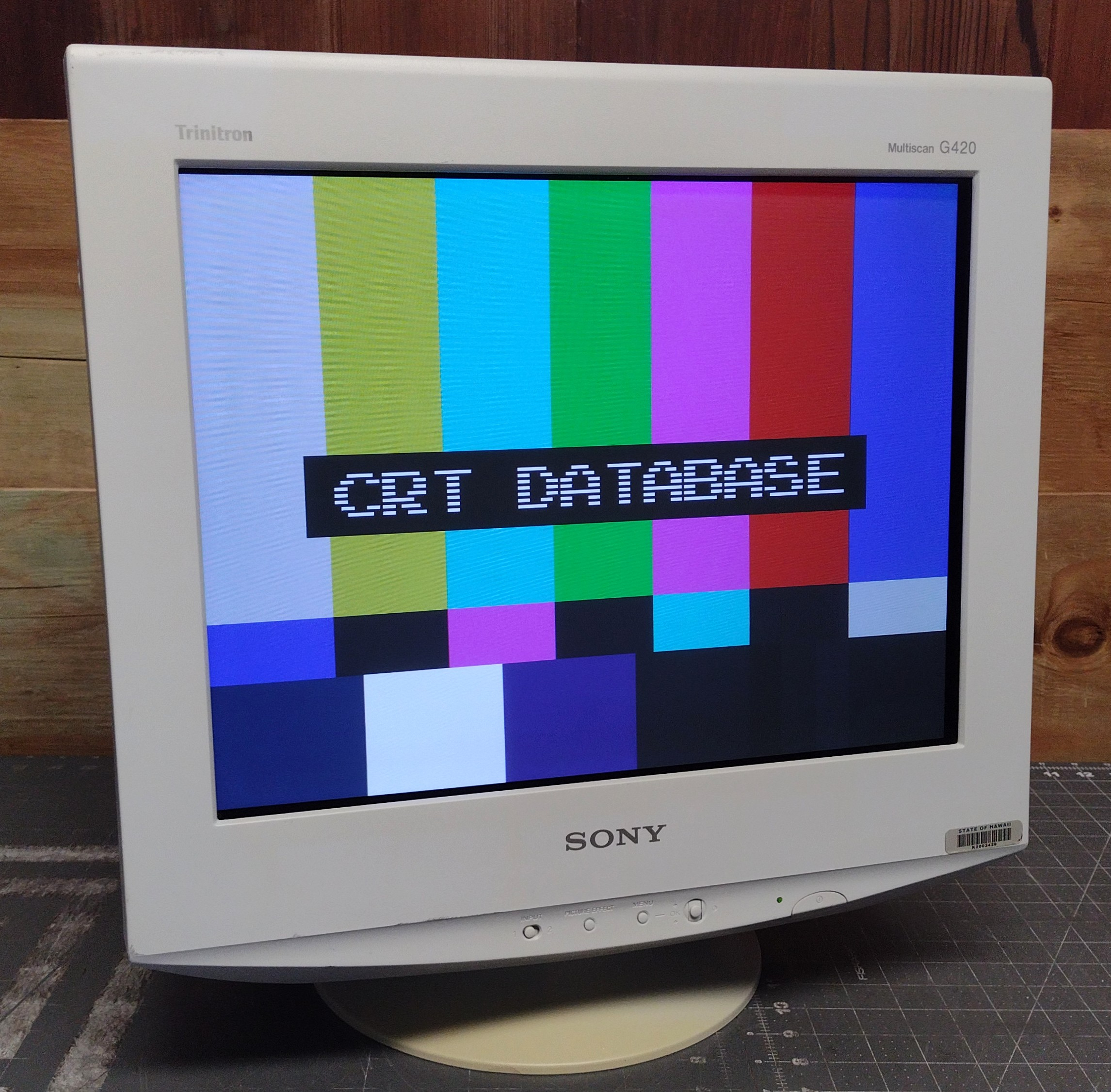 Sony CPD-G420S | CRT Database