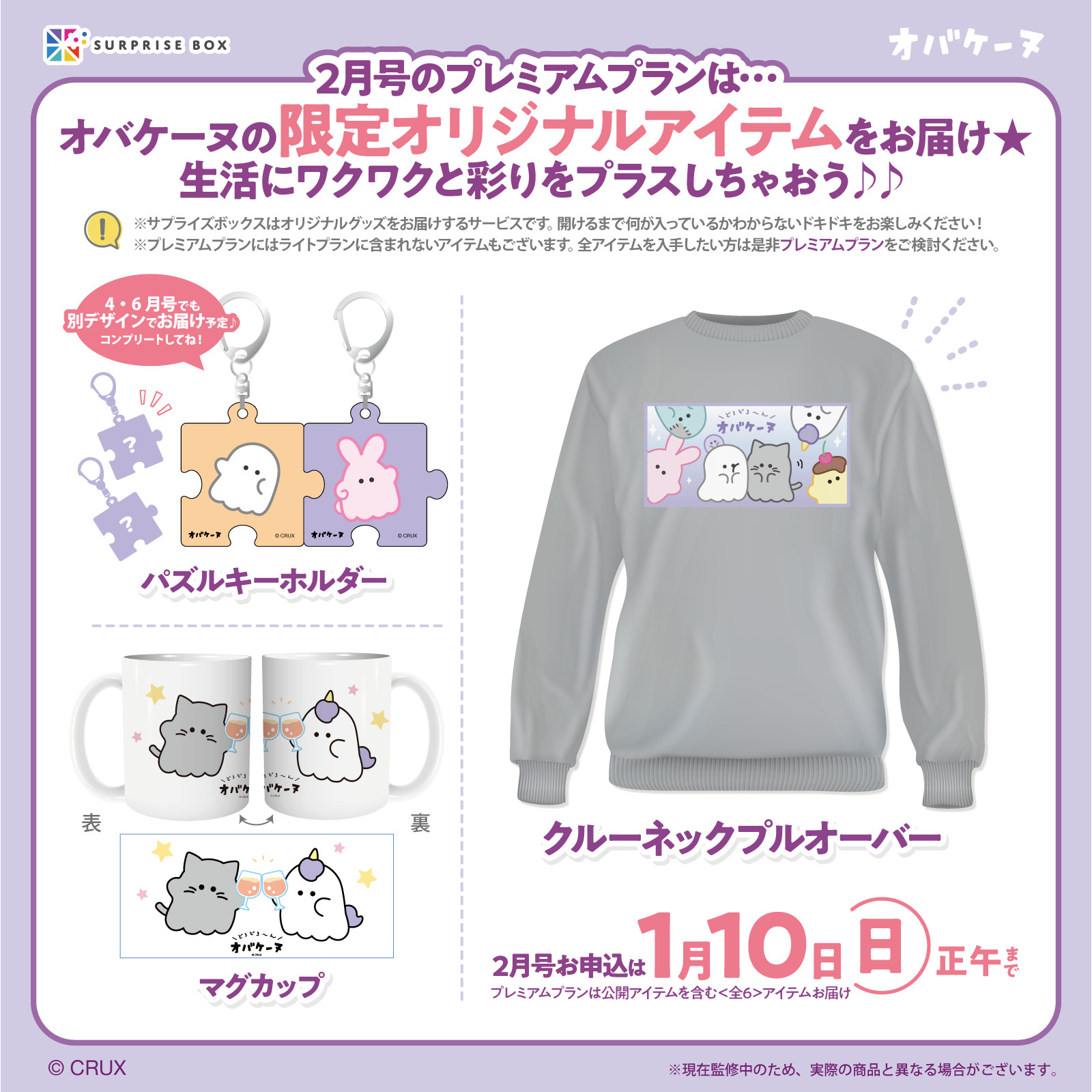 オリジナルグッズをお届けするサービス【サプライズボックス】に