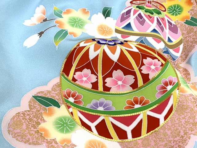 お宮参り 着物 女の子 日本製 手描き 金駒刺繍 高級 赤ちゃんのお祝い