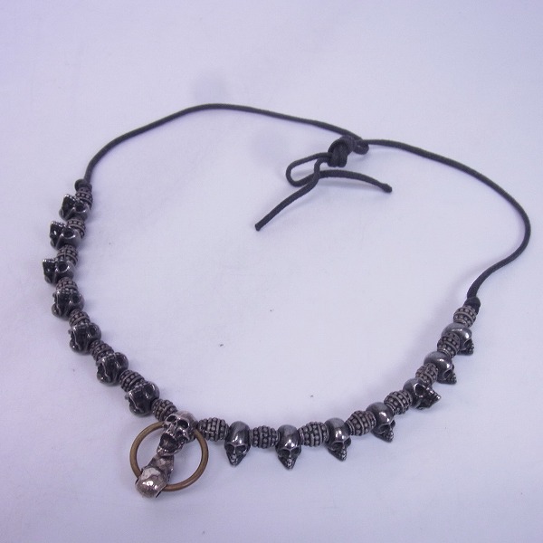 NECROMANCE/ネクロマンス hide style/ヒデスタイル SKULL NECKLACE