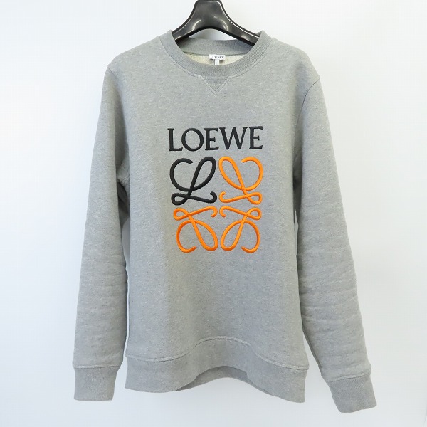 JPタグ】LOEWE/ロエベ ANAGRAM SWEAT/アナグラムロゴ刺繍クルーネック