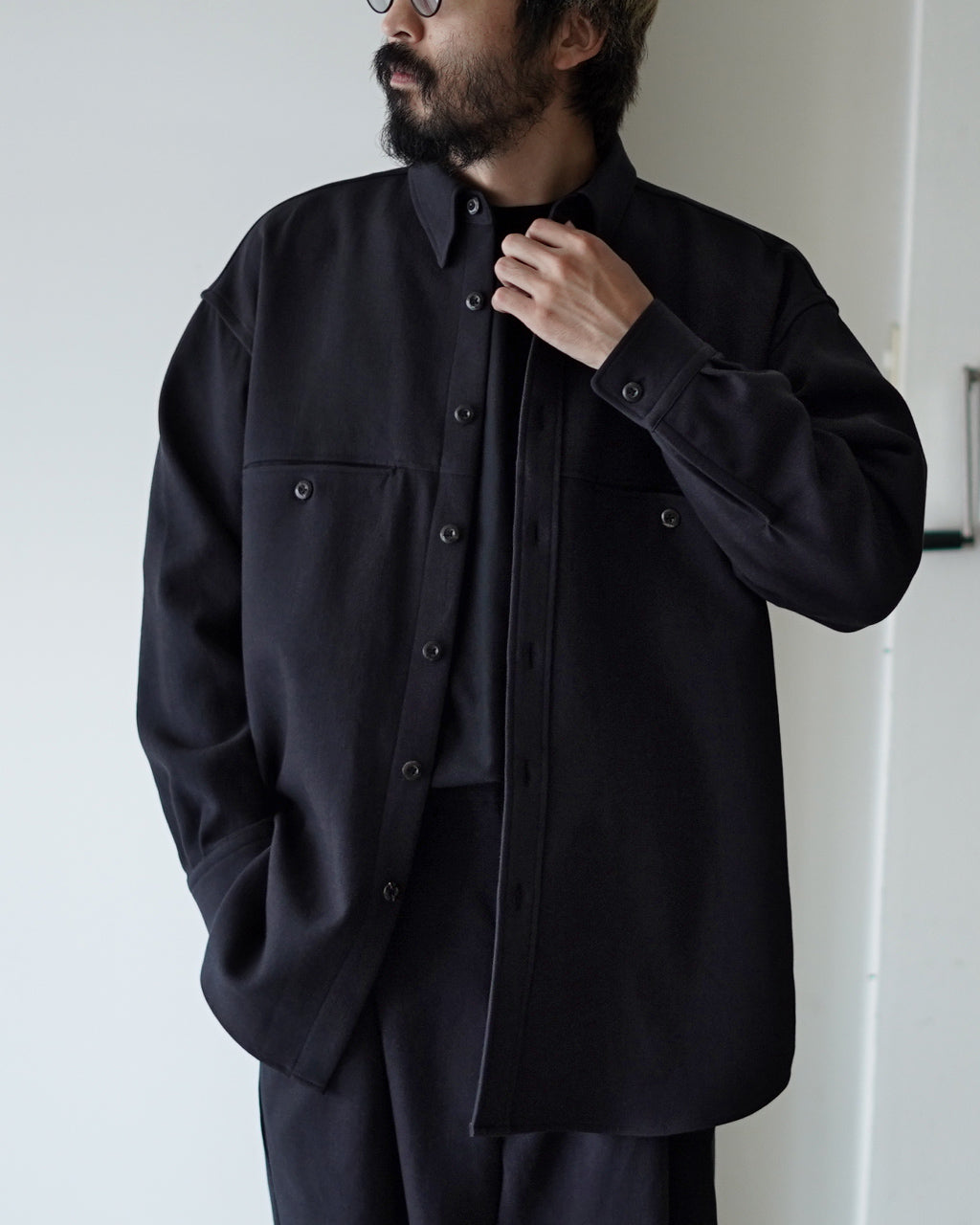 RAKINES WXS Washer - Frank ラキネス CPOシャツ 長袖シャツ メンズ