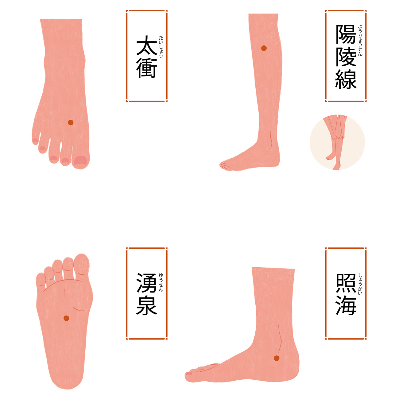 手足のツボで簡単セルフケア──足の4つのツボでバランスを整える
