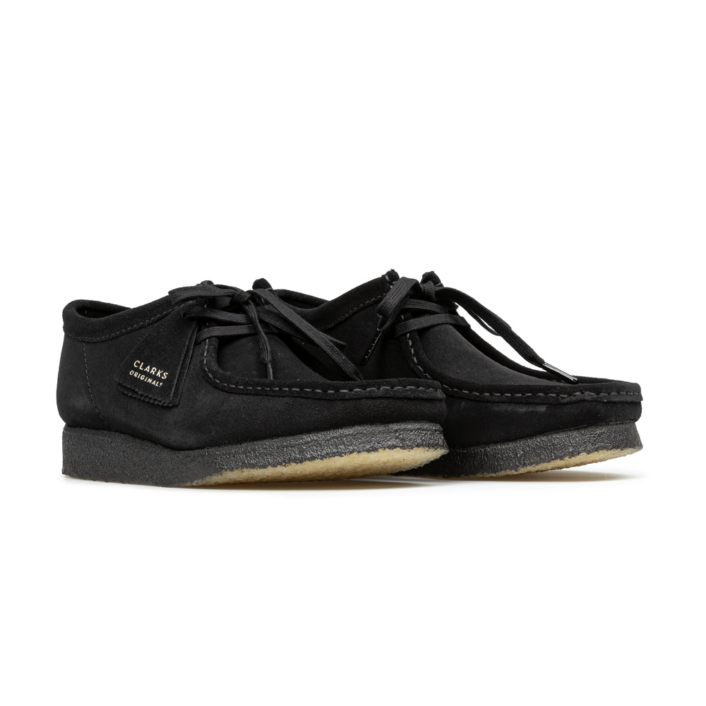 Clarks Wallabee Black Suede | Black