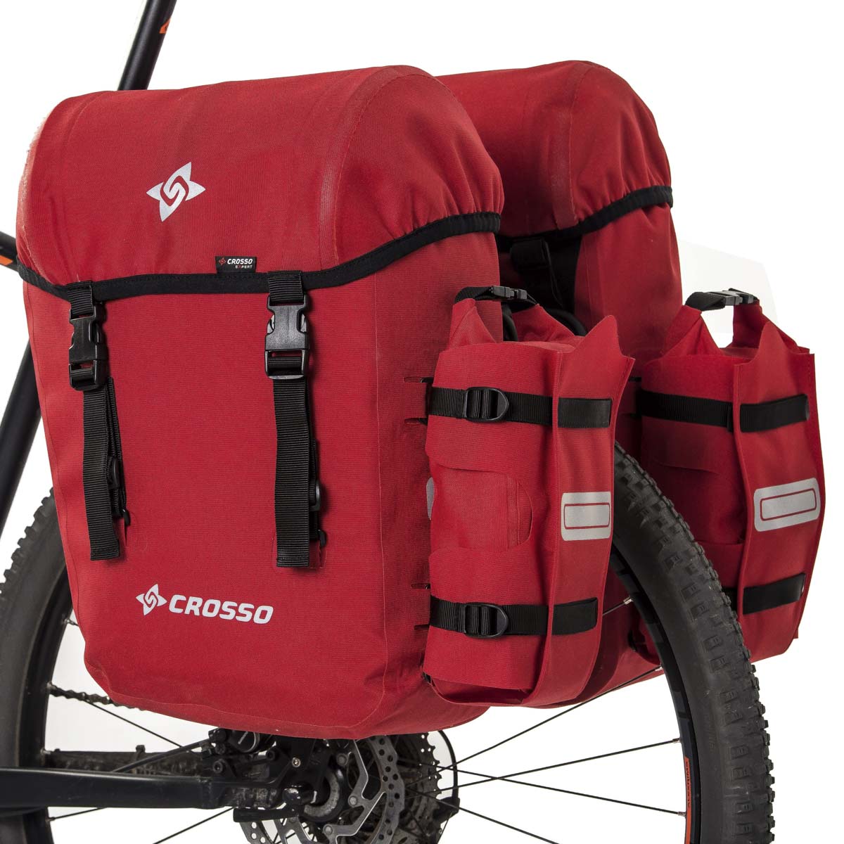Expert 66 bicycle panniers made by the Polish company Crosso