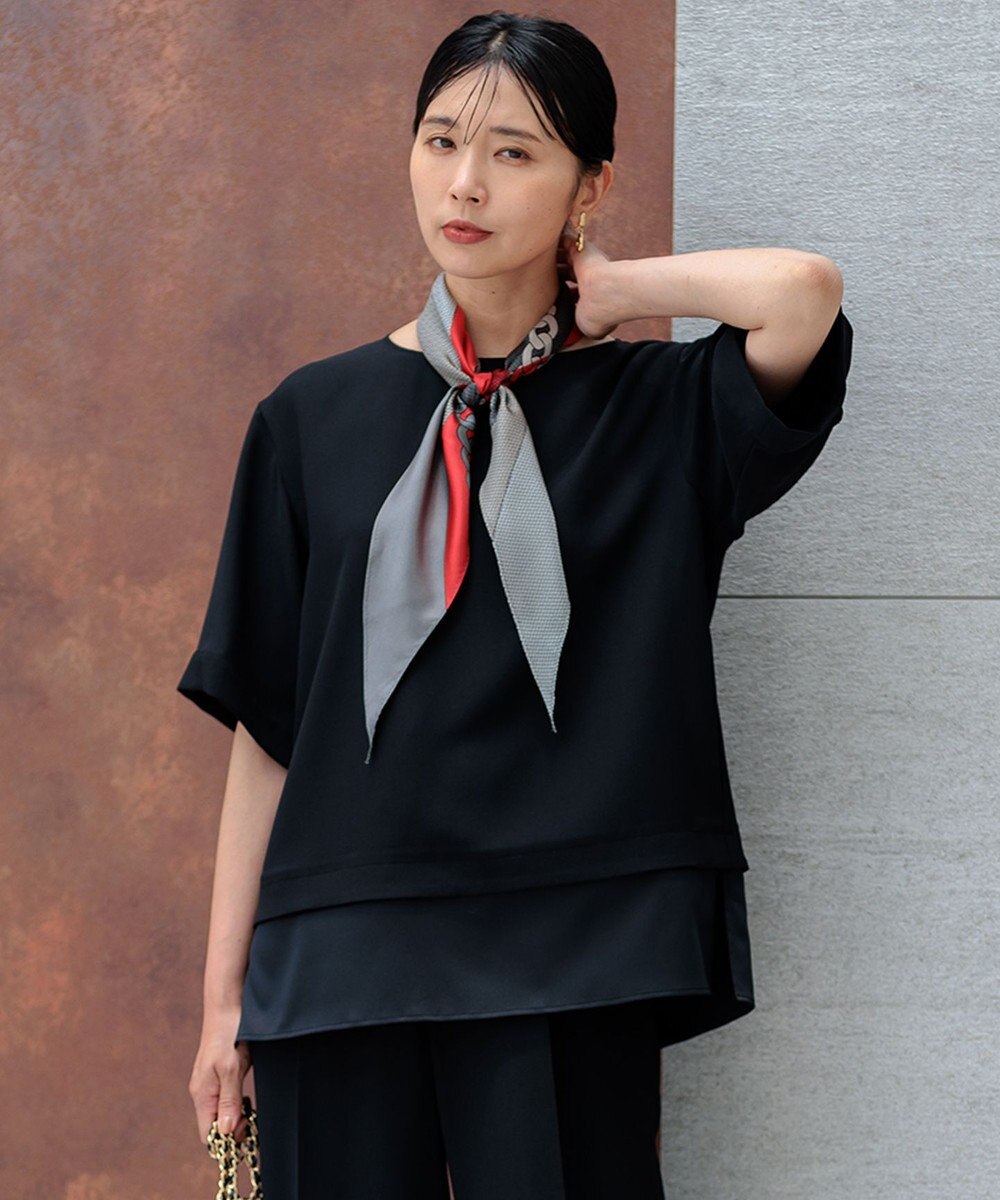 yori 36 ラウンドカラードレスブラウス yori ヨリ ラウンドカラー