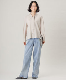 洗える】アムンゼンジャージー ブラウス / 自由区 L | ファッション