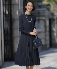 ノルディス2wayジョーゼット プリーツ ワンピース / J.PRESS LADIES