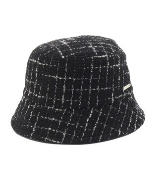 FURLA 【日本製】チェックツイード バケットハット / MOONBAT