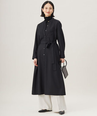 ウールジョーゼットシャツ ワンピース / 自由区 | ファッション通販