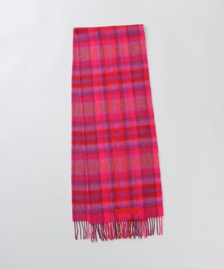 ANNA SUI（アナ スイ）】ウールチェックマフラー(WASH) / AURORA