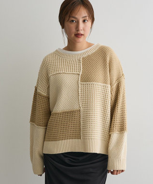 パッチワークニットプルオーバー / CRAFT STANDARD BOUTIQUE