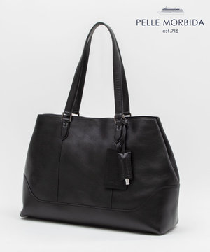 日本製【PELLE MORBIDA】2WAY シュリンクレザートートバッグ