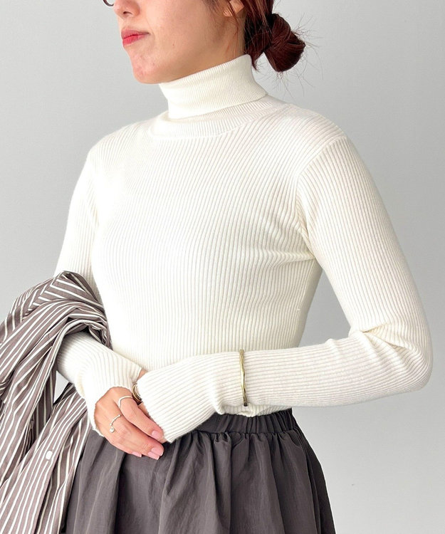 洗える/とてもちリブタートルネックニットプルオーバー/24AW / CRAFT