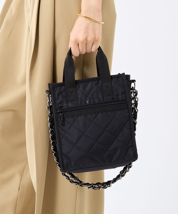 CHAIN MINI N/S TOTE/オニキスチェーンキルト / LeSportsac