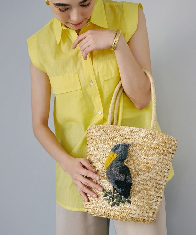 TREASURE TOPKAPI】 アニマル カゴバッグ【ハシビロコウ/ パンダ/ カバ