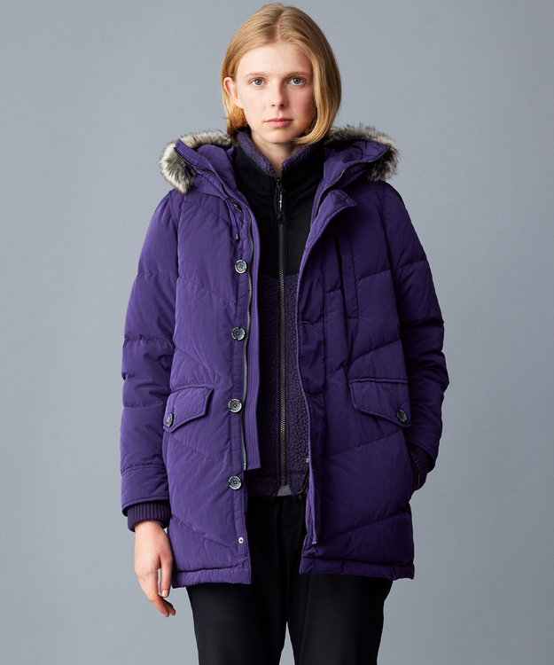 サスティナブル/ECO撥水/ECOファー/9ポケット/男女兼用】Pe/Nyピーチ