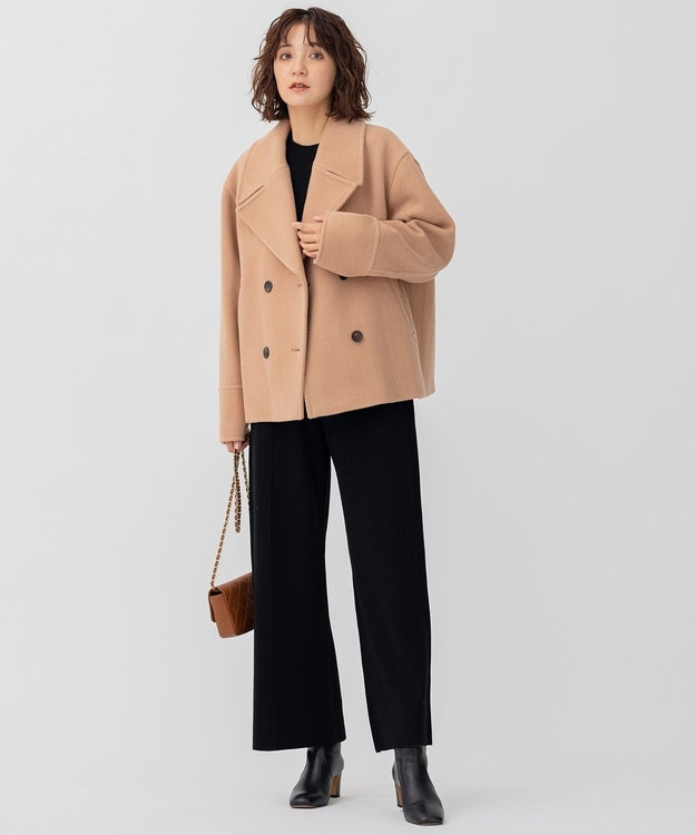 ヘリンボーン ショート ピーコート / 23区 | ファッション通販 【公式