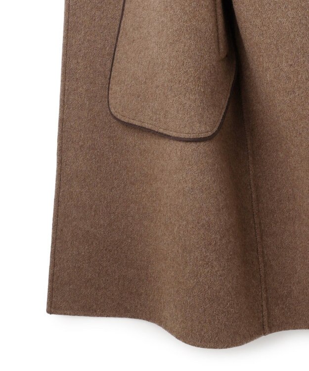 LEON掲載】【新素材】ウールキャメルリバー ダブルブレストチェスター