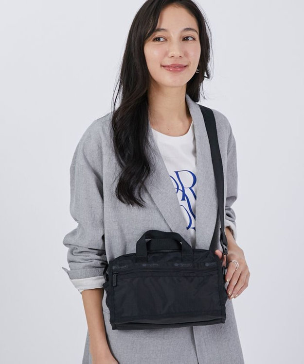 MINI DUFFEL CROSSBODY/リサイクルドブラックJP / LeSportsac