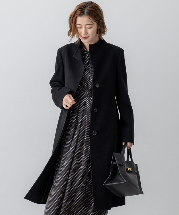 ウールカシミヤビーバー スタンドカラー コート / 23区 | ファッション