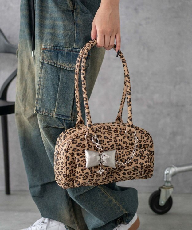 チャーム付きチェーンボストンバッグ / WEGO | ファッション通販