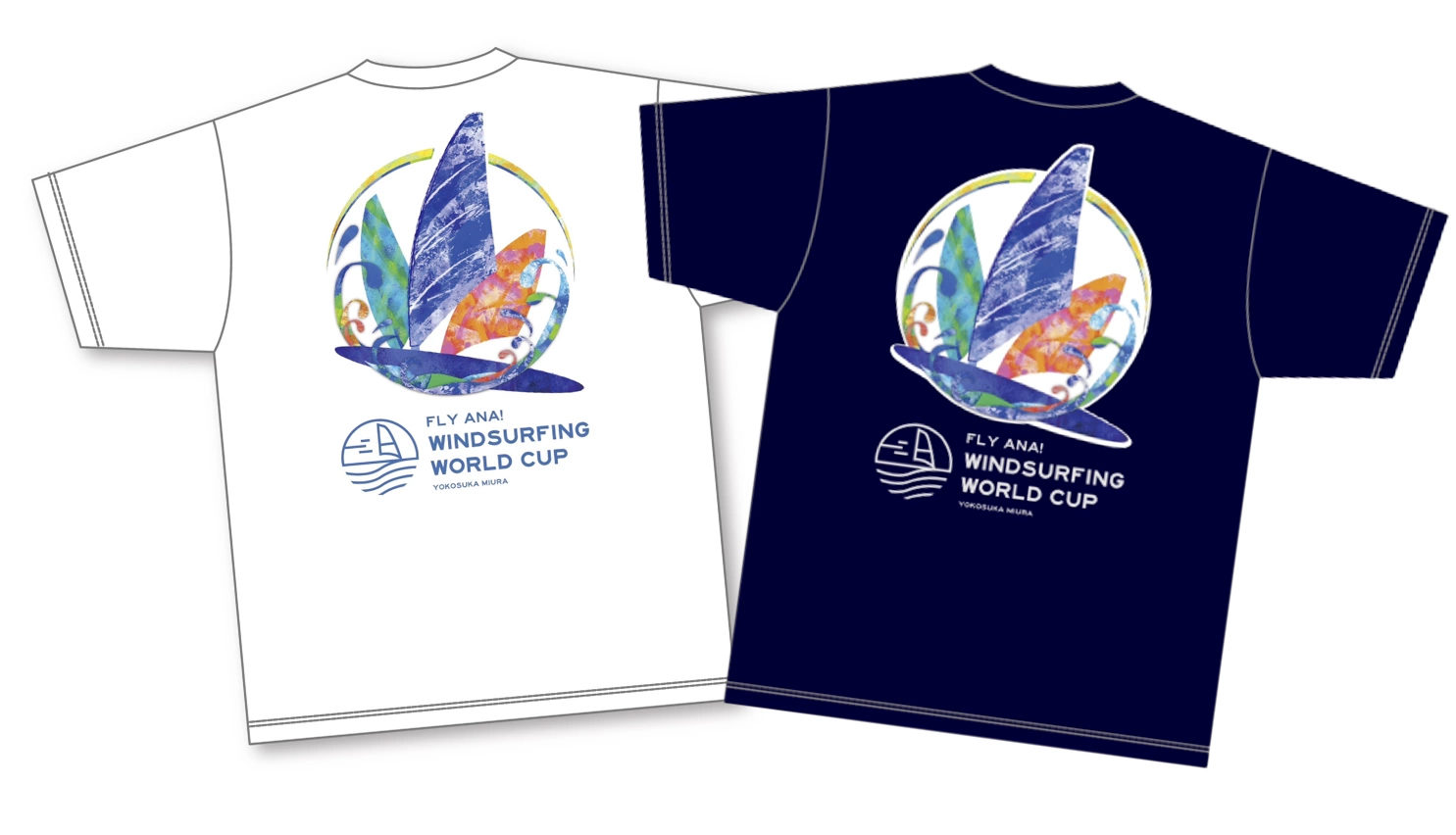 ANAウィンドサーフィンワールドカップのオリジナルTシャツをデザイン