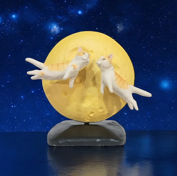 陶製猫アート ネコロジックアーツ 正木卓の作品