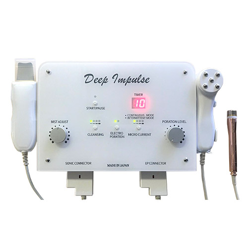 ディープインパルス｜日本製。1台で4つの高機能トリートメントを搭載