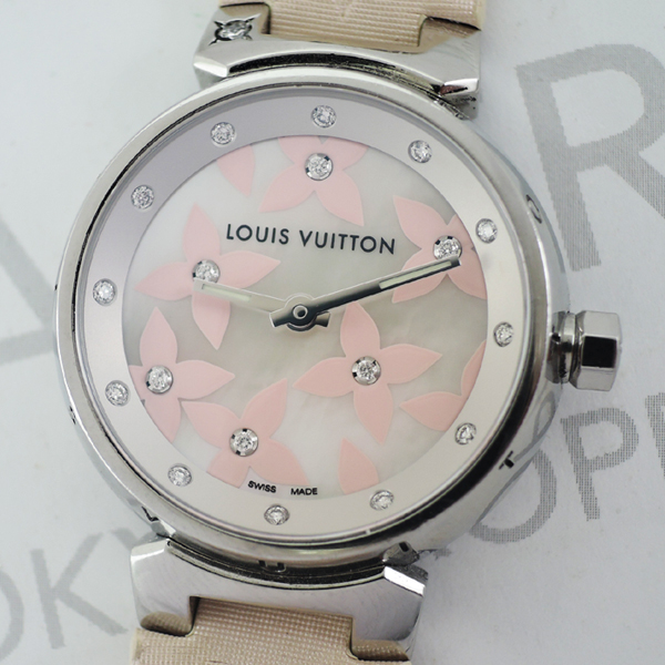 LOUIS VUITTON タンブール ラブリーダイヤ Q121H レディース クォーツ
