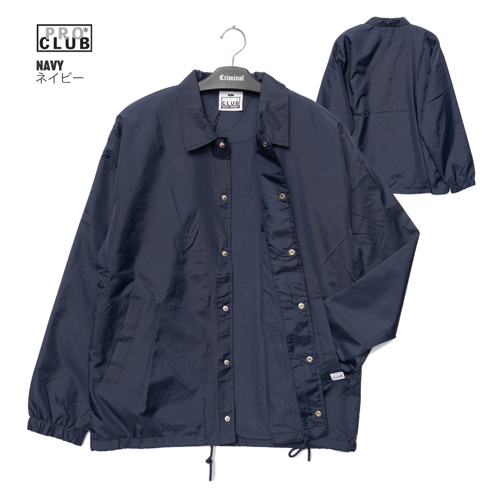 生地しっかりしてます!!】 PROCLUBの新商品!! コーチジャケット!!