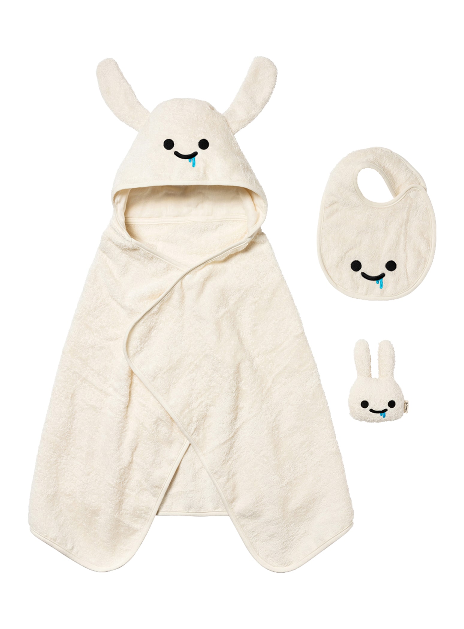 オーガニックコットンよだれウサギセット｜ウサギがいる｜CUNE ONLINE
