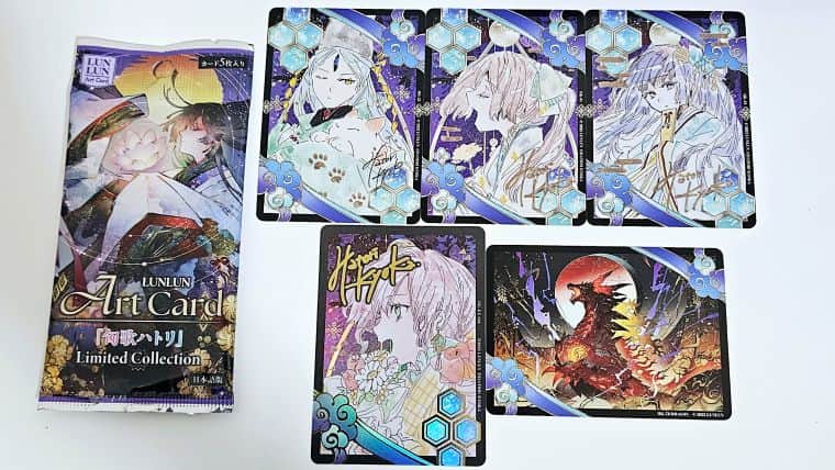 匈歌ハトリArt Card BOX開封】先生の美麗アートがカードになって登場