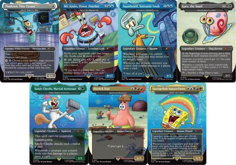 スポンジボブとマジック：ザ・ギャザリングのコラボカードが判明！3月