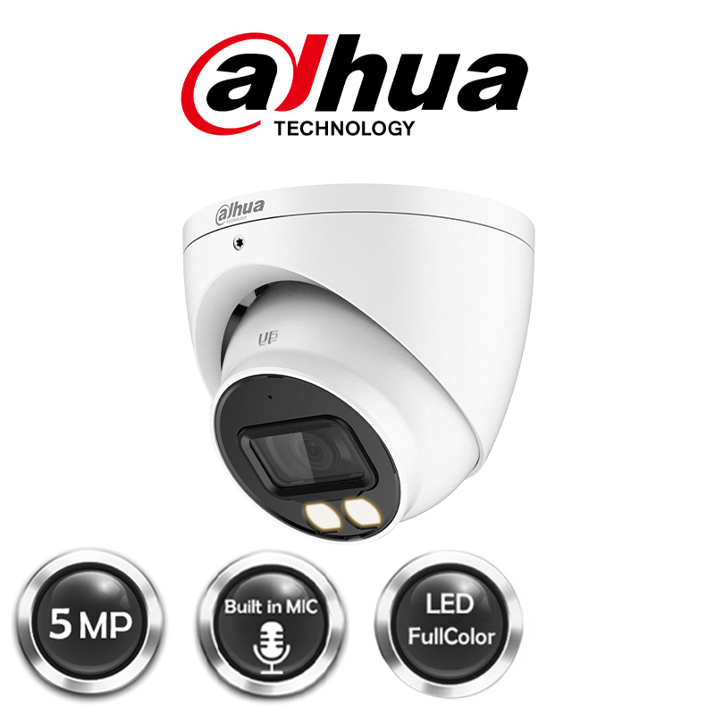 Dahua 5MP Full-color HDCVI-HAC-HFW1509T(-A)-LED | CUCCTV