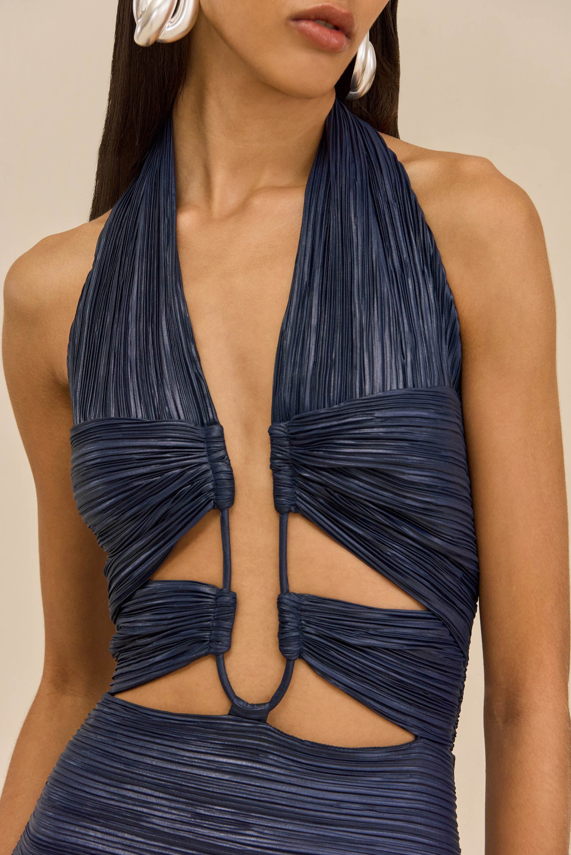 JAHZARA DRESS - DEEP LAKE – CULT GAIA