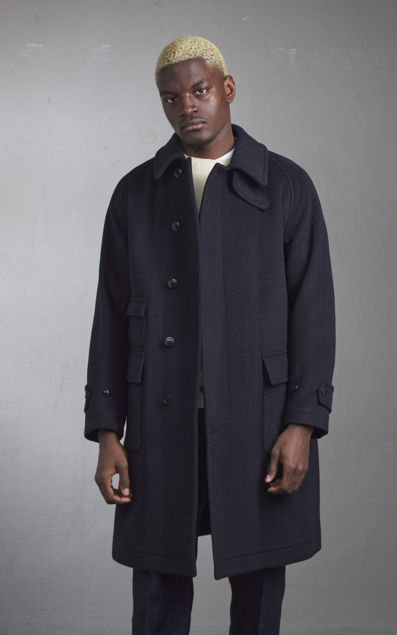 Kaptain Sunshine Traveller Coat Top Black