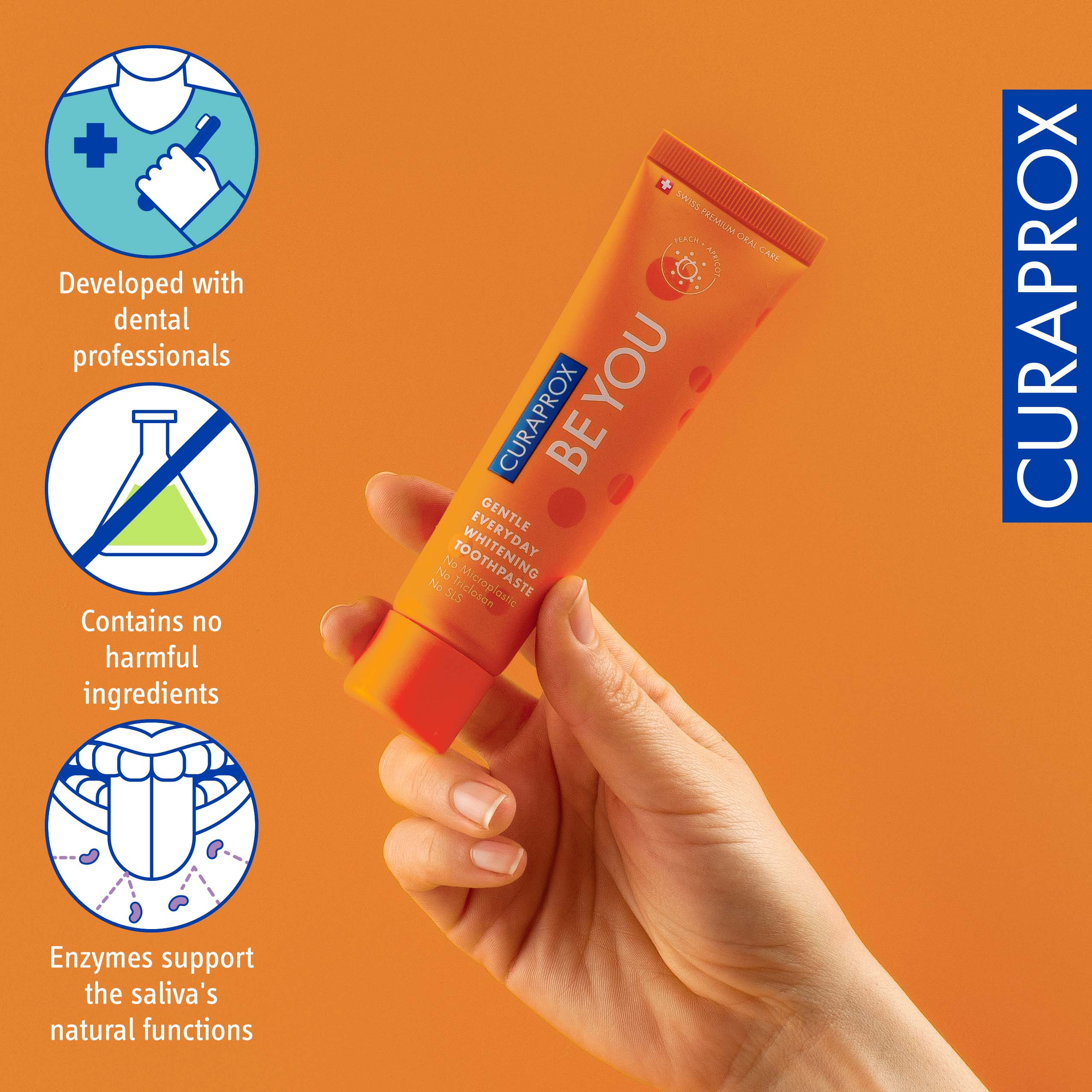 Curaprox Be you, Peach Toothpaste, 60ml