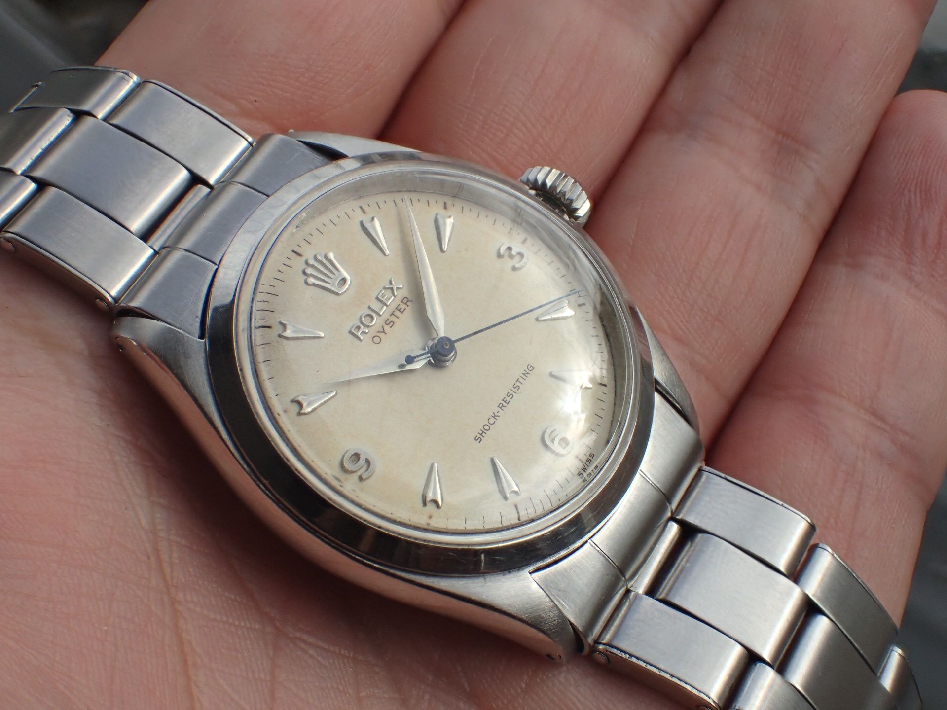 ロレックス オイスター Ref.6480 3 6 9 シルバーDL 1950年代 | VINTAGE