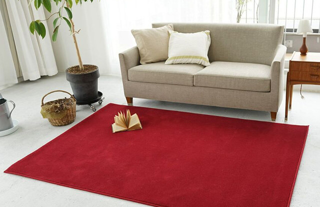 ラグ ウールレックス 防炎 消臭 防ダニ 制電 防虫 100×140cm｜スミノエ