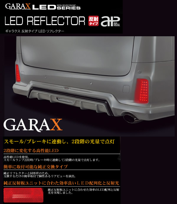 ヴェルファイア30系 Z/ZA/ZR用 GARAX LEDリフレクター(反射タイプ) を