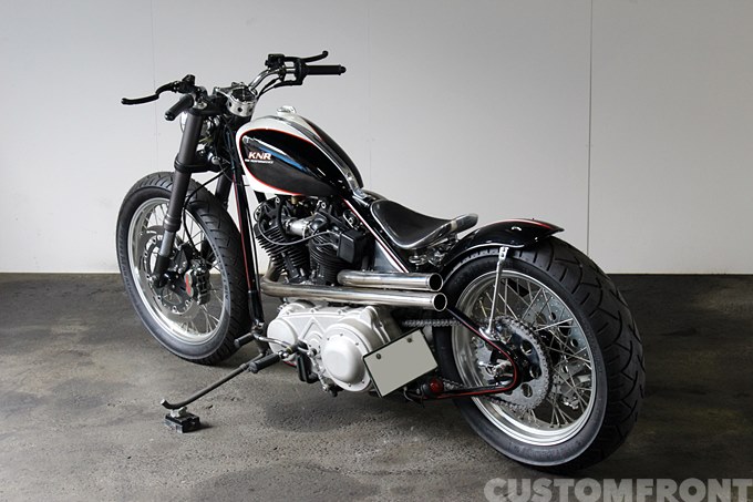 ハーレー S&Sナックルヘッド 93cu.in.のチョッパーカスタム・バイク
