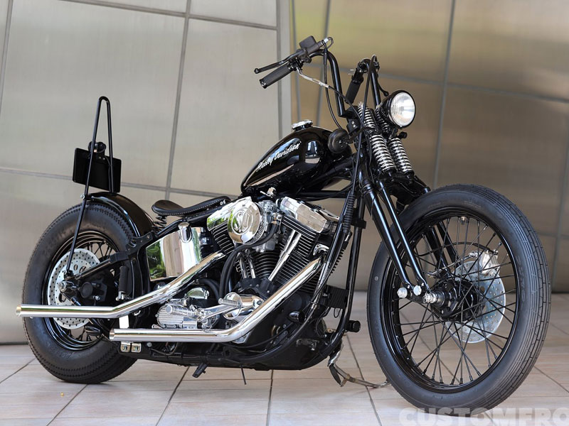 ハーレーダビッドソンのEVOソフテイルチョッパー FLSTC1996・ジュエル