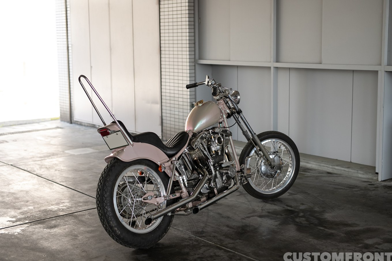 WHEELERSのハーレー 4速フレームのショベルヘッドのオールドスクール